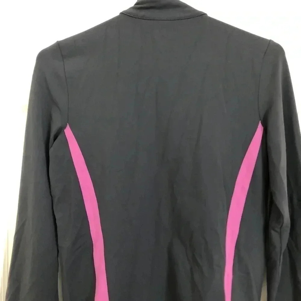 Joe Fresh Grey & Pink Zip Up Top Size Extra Small - Picture 13 of 16